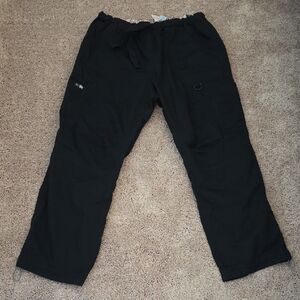 Koi Women's Black Cargo Scrub Pants